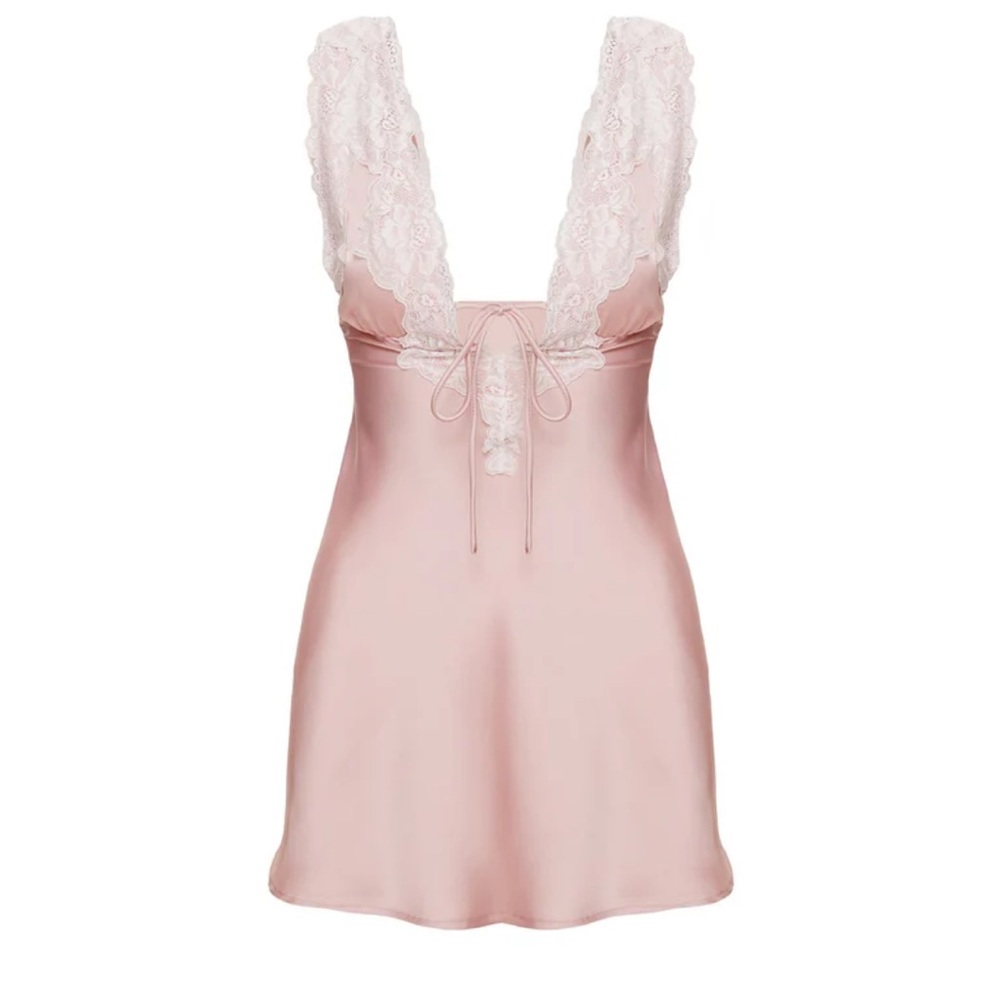 Nourish mini dress in pink